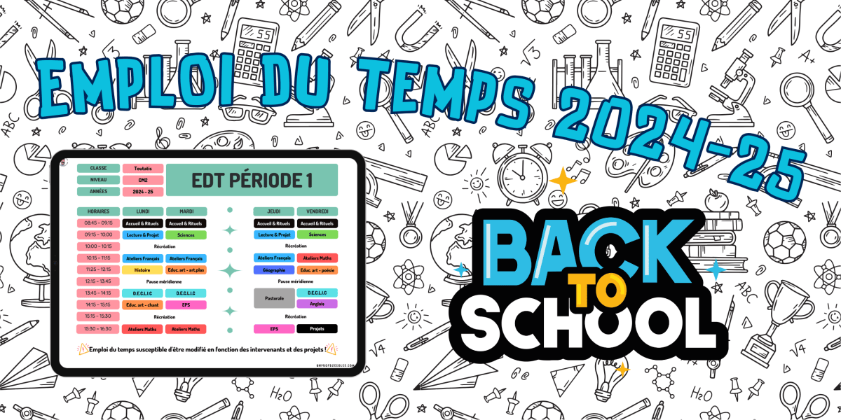Emploi Du Temps Cm2 Pdf – Emploi Du Temps Cm2 Éduscol – ULJAA